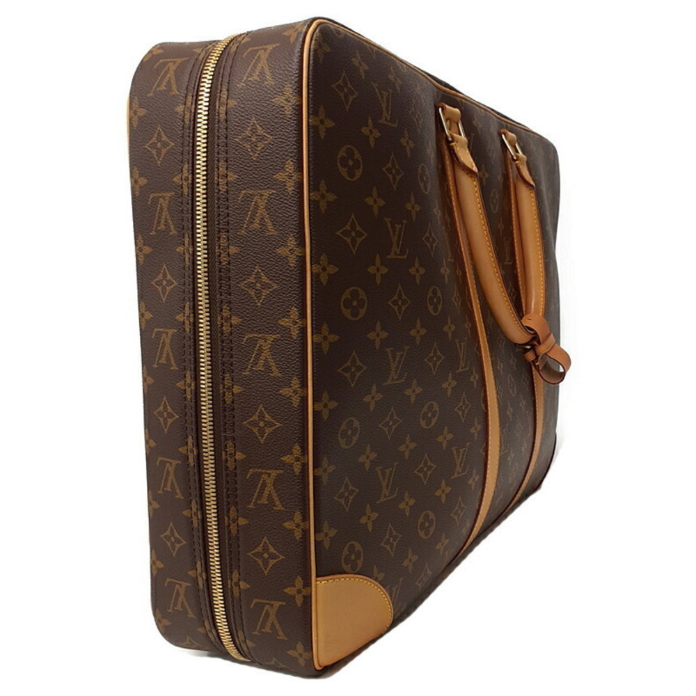 Louis Vuitton Boston Leather Monogram Bag Sirius Brown